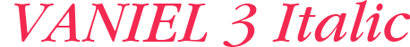 VANIEL 3 Italic